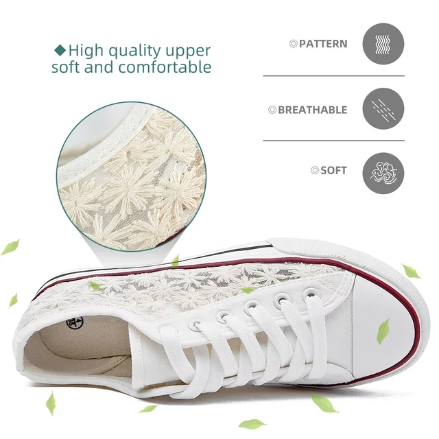 Lace Cutout Chucks (shoes)