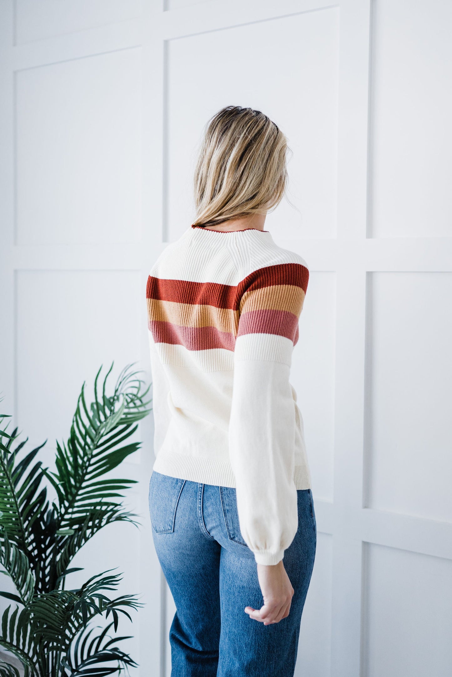 Cuddle Up Striped Sweater