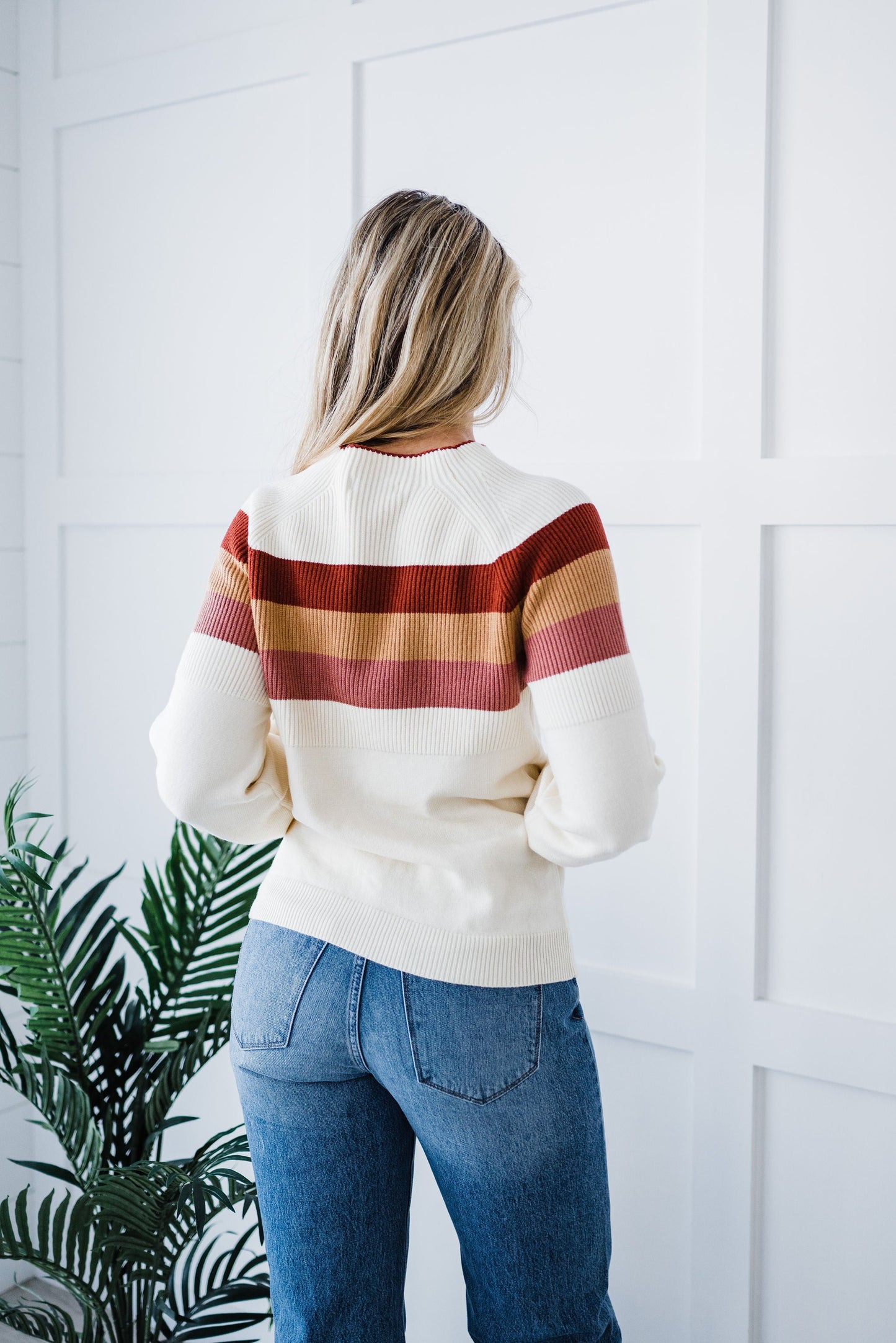 Cuddle Up Striped Sweater