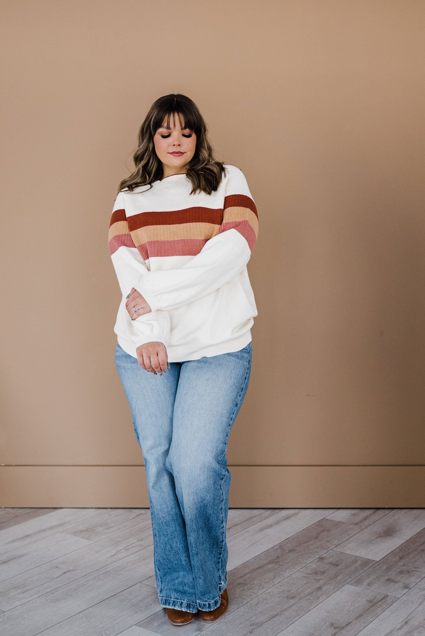 Cuddle Up Striped Sweater