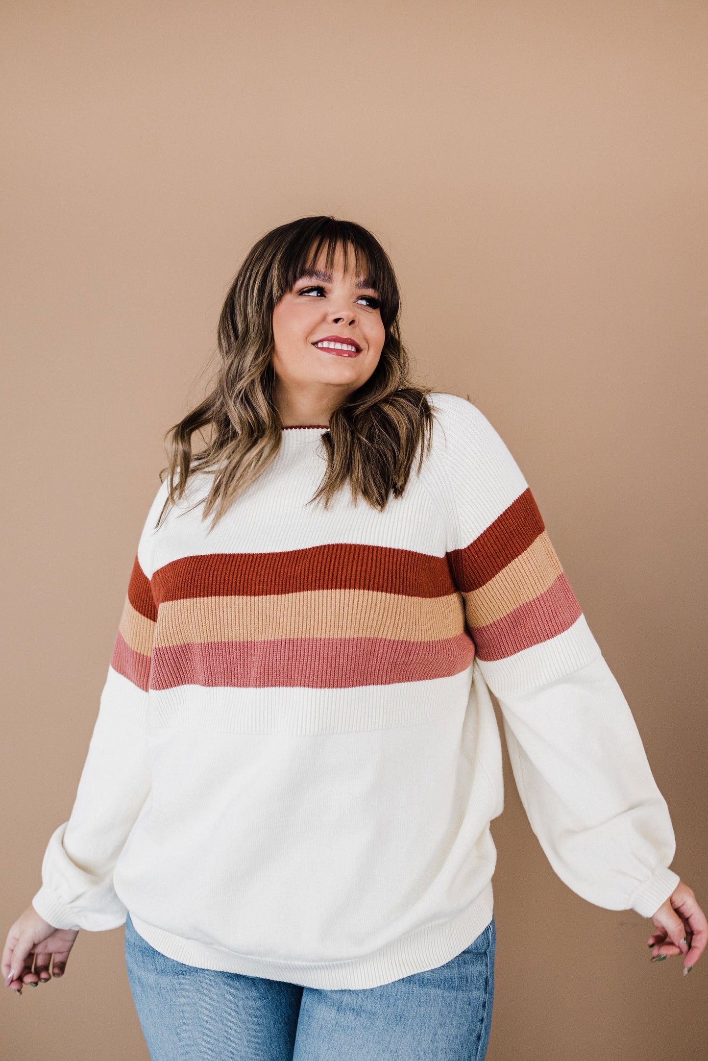 Cuddle Up Striped Sweater