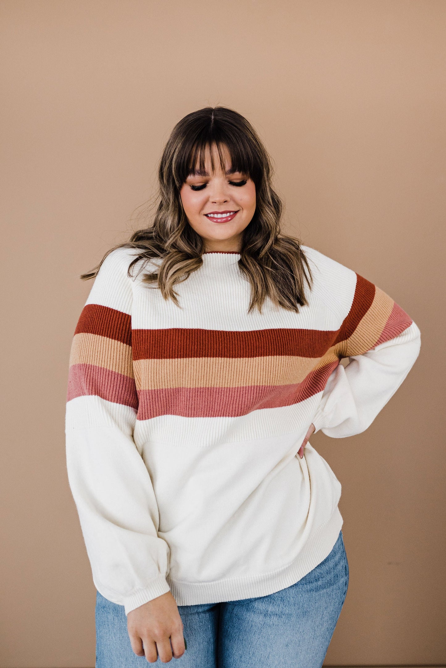 Cuddle Up Striped Sweater
