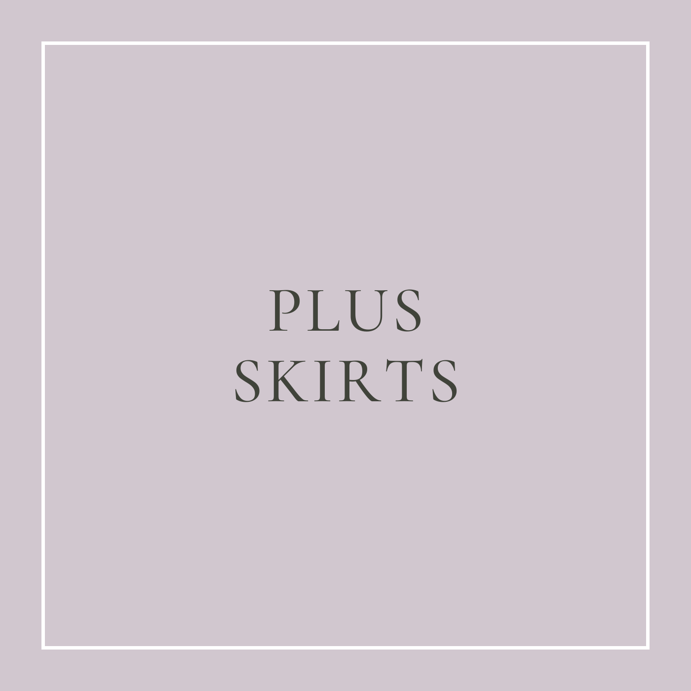 Plus Skirts