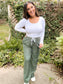 PREORDER: Cora Chambray Wide Leg Pants in Two Colors