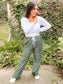 PREORDER: Cora Chambray Wide Leg Pants in Two Colors
