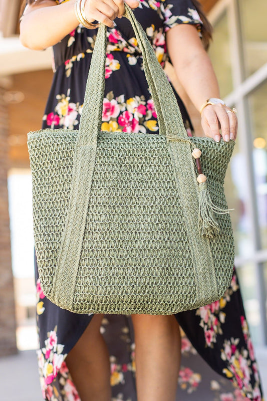 Classic Woven Bag - Olive