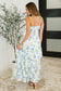 Bloomie Baby Tiered Dress in Ivory/Blue