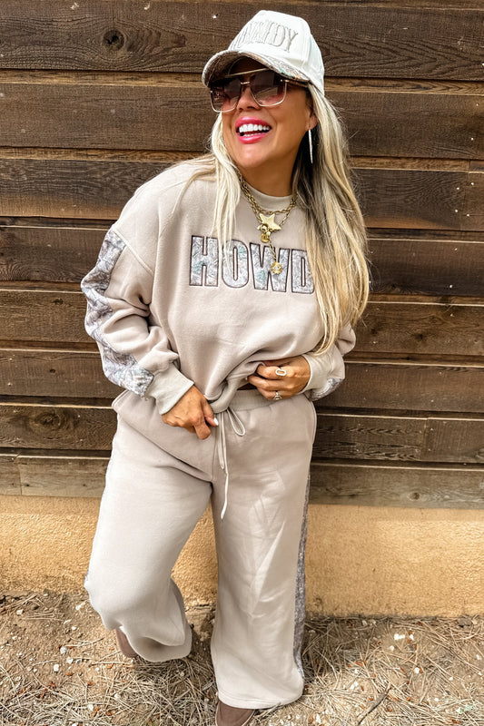 PREORDER: Howdy Camo Pant Set