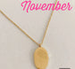 Birth Month Necklaces- preorder 11/8