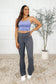 Motion Mastery Flared Yoga Pants in Titanium