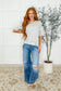 I Do It Better Stepped Hem Top