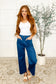 Little Strolls Straight Leg Trousers in Royal Blue
