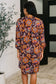 Lizzy Long Sleeve Dress in Chocolate Floral