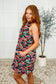 Lizzy Tank Dress in Black Paisley