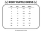 Rory Ruffle Dress - Black Daisies