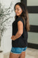 Not So Basic Pocket Tee in Black