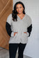 Pull Up Your Sleeves Color Block Hoodie -9/30/2025 NEW