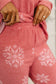 Snowflake Sniffles Pajama Set in Red