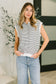 So Good It Hurts Cap Sleeve Button Down