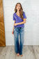 The Every Outfit Basic V-Neck Top in  Marlin