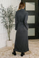 Travel Plush Knit Dress in Charcoal