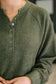 Urban Flux Scooped Hi-Low Long Pullover in Olive