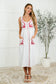 Whispering Petals Scoop Neck Dress