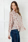 You and I Connect Floral Button Up Blouse