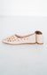 Harriette Leather Flats in Blush