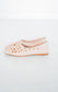 Harriette Leather Flats in Blush
