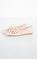 Harriette Leather Flats in Blush