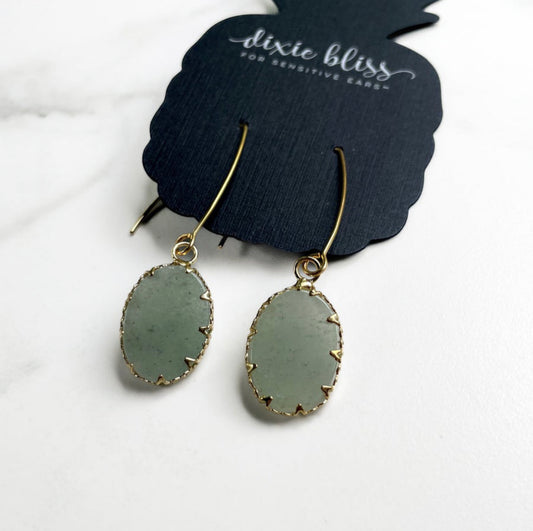 Worthy in Aventurine Earrings