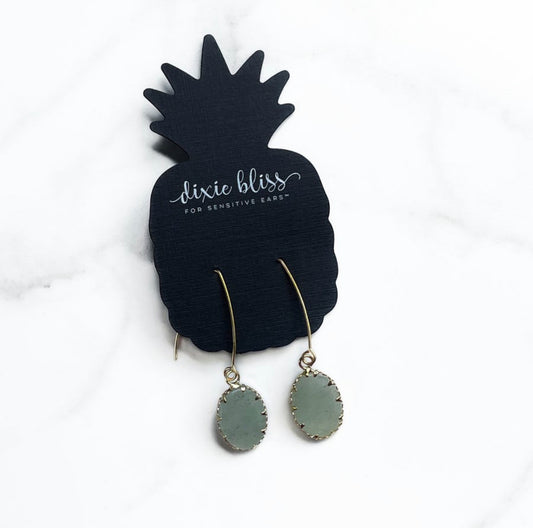 Worthy in Aventurine Earrings