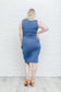Blue Wrap Dress