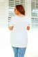 Sarah Ruffle Top - Ivory