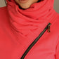 Quinn ZipUp Cowl - Dragonfruit