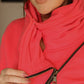 Quinn ZipUp Cowl - Dragonfruit