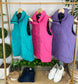 Remy Zip Up Vest - Bright Aqua