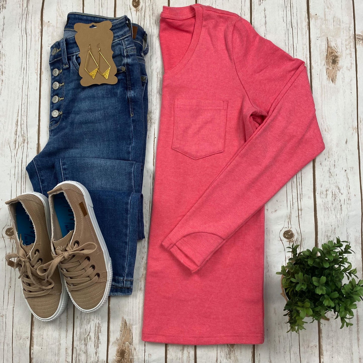 Hadley Long Sleeve - Watermelon