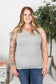 Addison Henley Tank - Light Grey