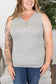 Addison Henley Tank - Light Grey