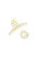 Large Beaded Claw Clip