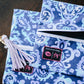Blue Bayou with White Zipper