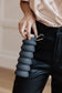 Collapsing Silicone Water Bottle in Black