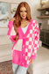 Don't Stop Me Now Checkered Cardigan