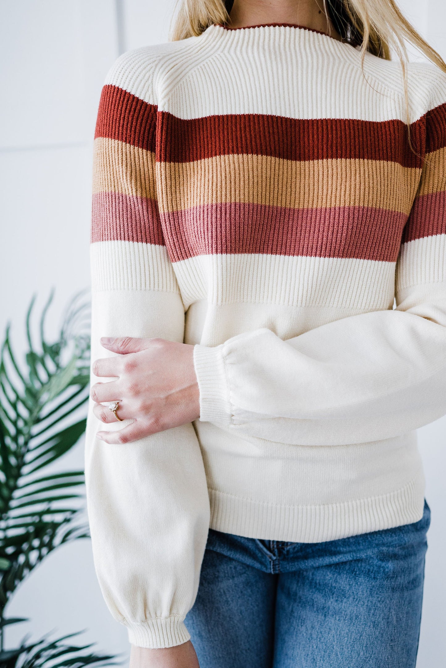 Cuddle Up Striped Sweater
