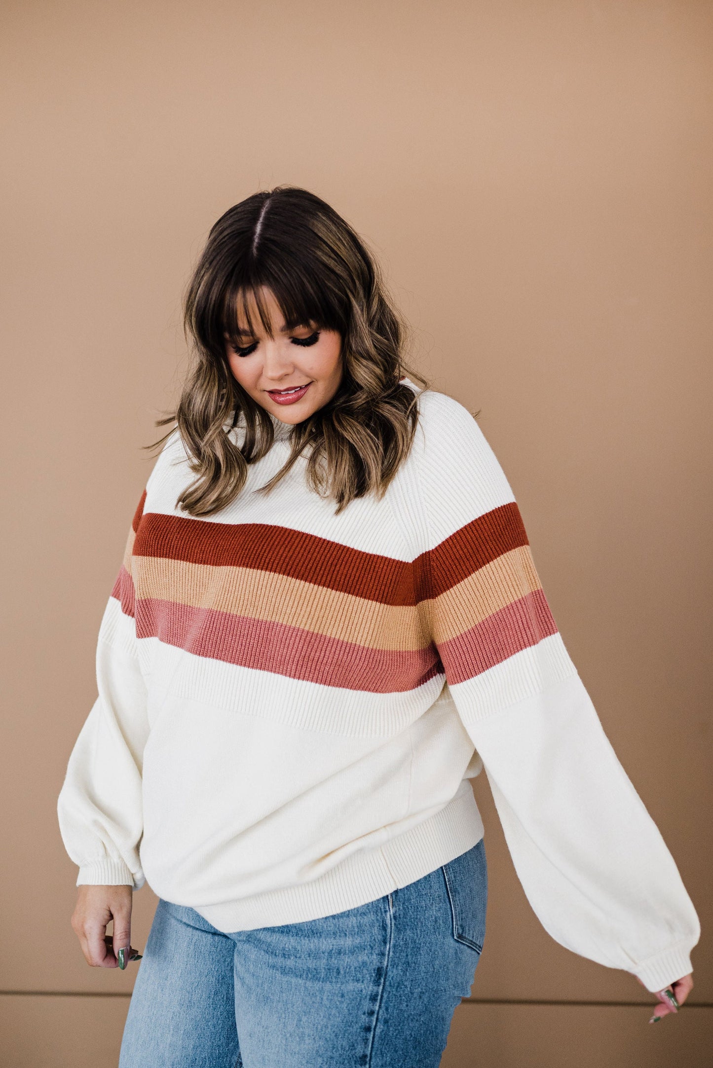 Cuddle Up Striped Sweater