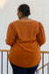 Enjoy This Moment V Neck Blouse In Toffee