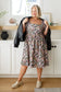This Is It Faux Leather Bomber Jacket In Black