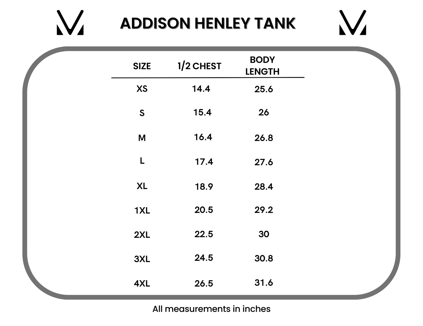 Addison Henley Tank - Charcoal w/White Stripes